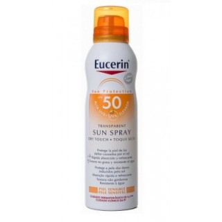 EUCERIN SUN PROTECTION 50 SPRAY TRANSPARENTE DRY TOUCH 1 ENVASE 200 ML