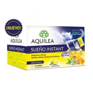 AQUILEA SUEÑO INSTANT 1,95 mg 25 SOBRES SABOR MELISA LIMON