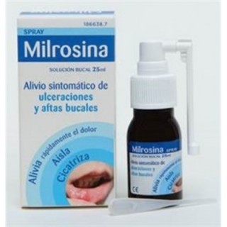 MILROSINA SPRAY SOLUCION BUCAL 1 FRASCO 25 ml