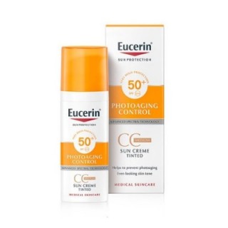 EUCERIN SUN PROTECTION 50+ CC CREME PHOTOAGING CONTROL 1 ENVASE 50 ML
